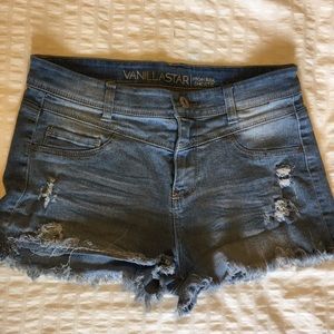 High Rise Cut Off Shorts
